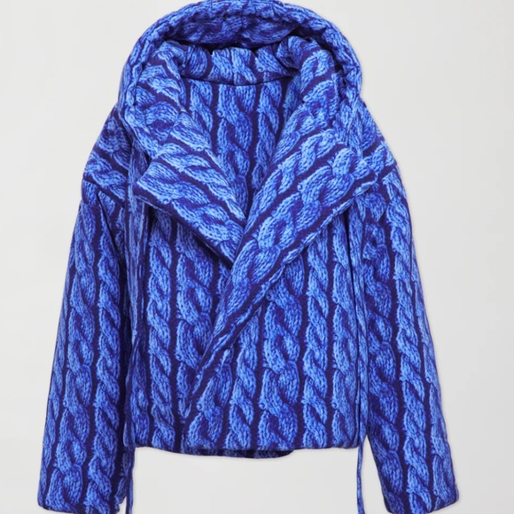 Brand New NORMA KAMALI - Hooded Sleeping Bag Coat Short - Picture 8 of 8